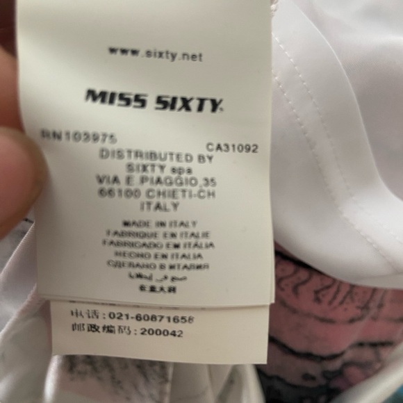 Miss Sixty floral belted maxi dress Sz  S - Picture 12 of 13